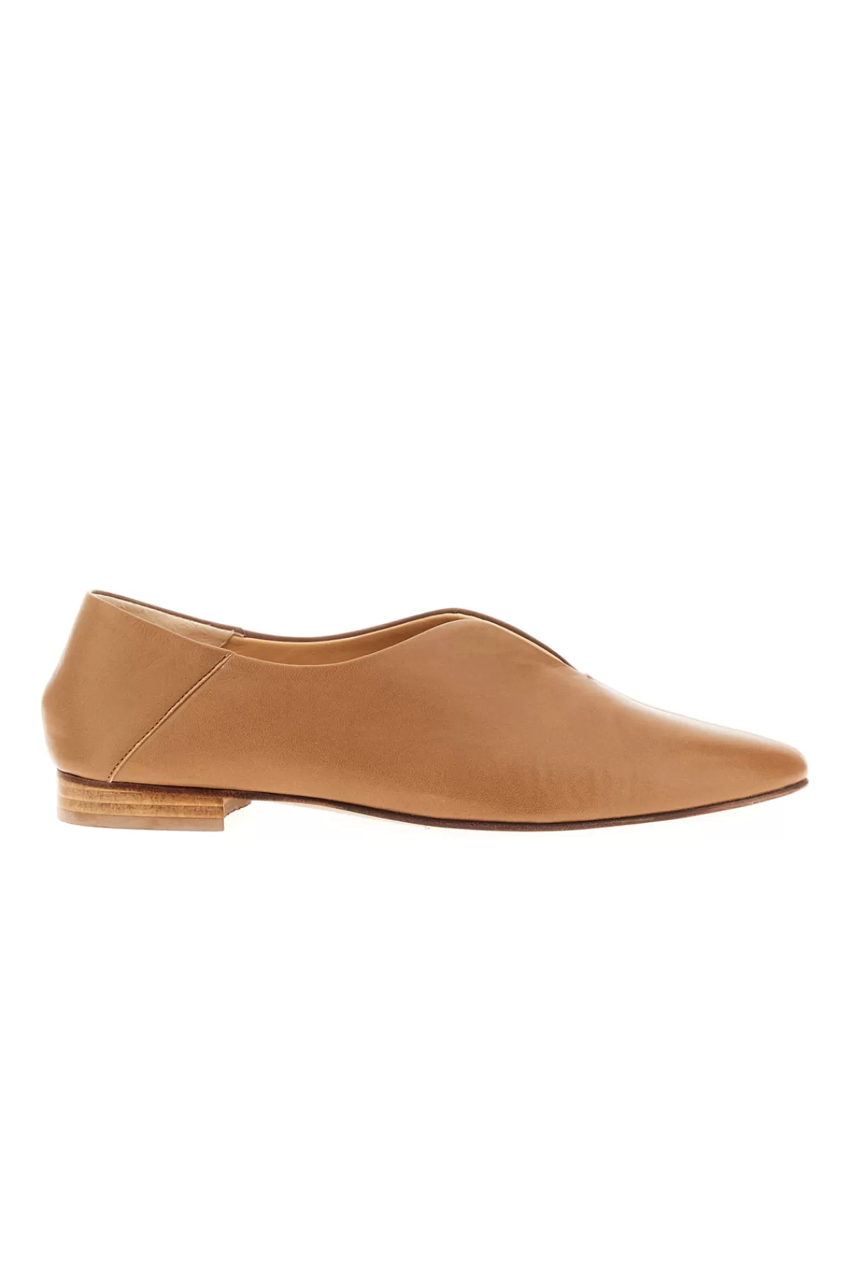 Fashion Market Ballerine accollate in pelle