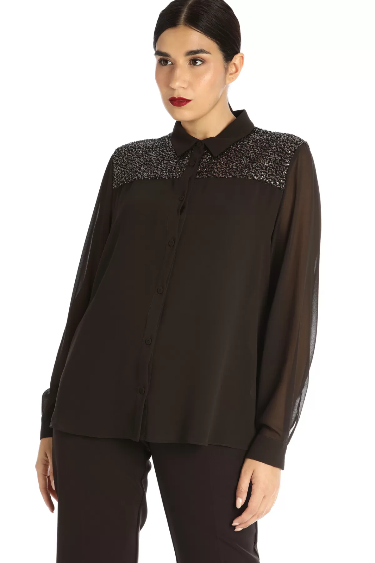 Fashion Market Blusa in georgette