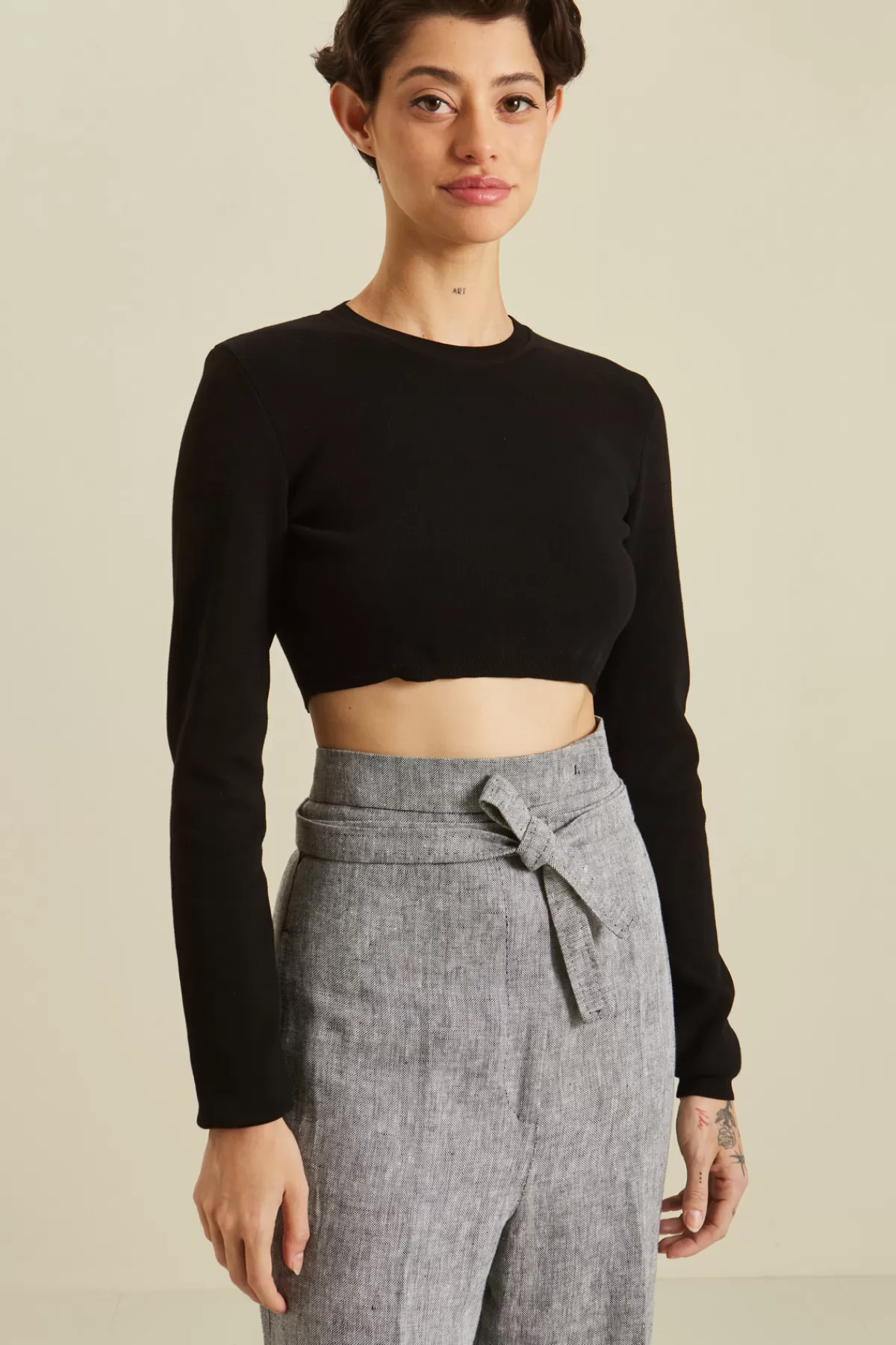 Fashion Market Crop top in cotone