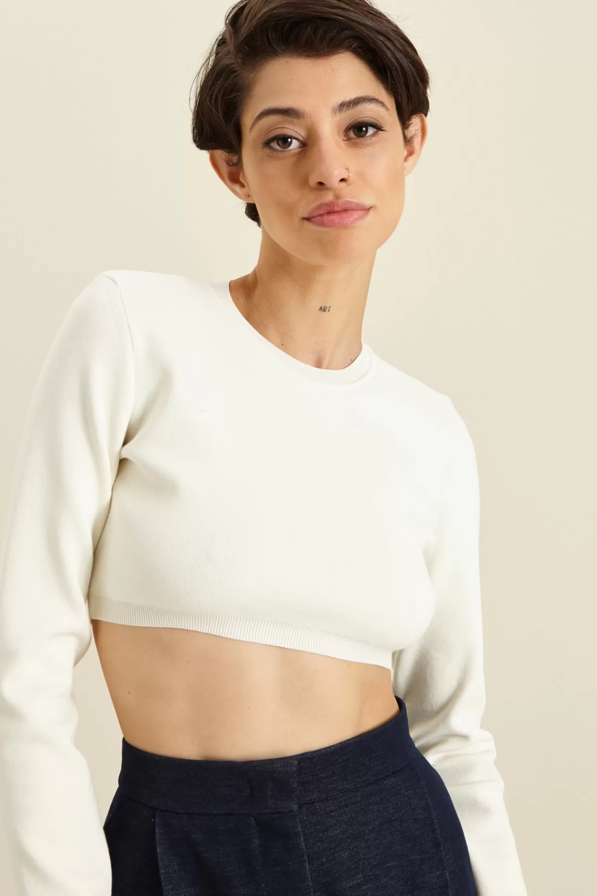 Fashion Market Crop top in cotone