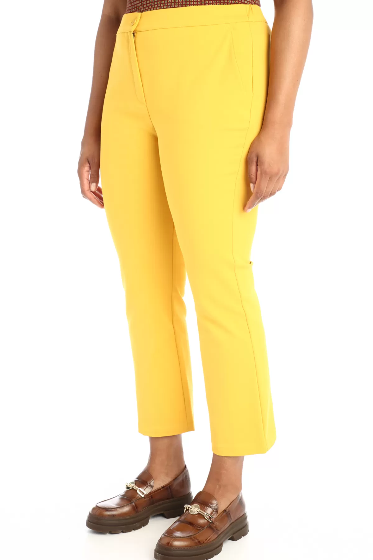 Fashion Market Pantalone flare in cotone