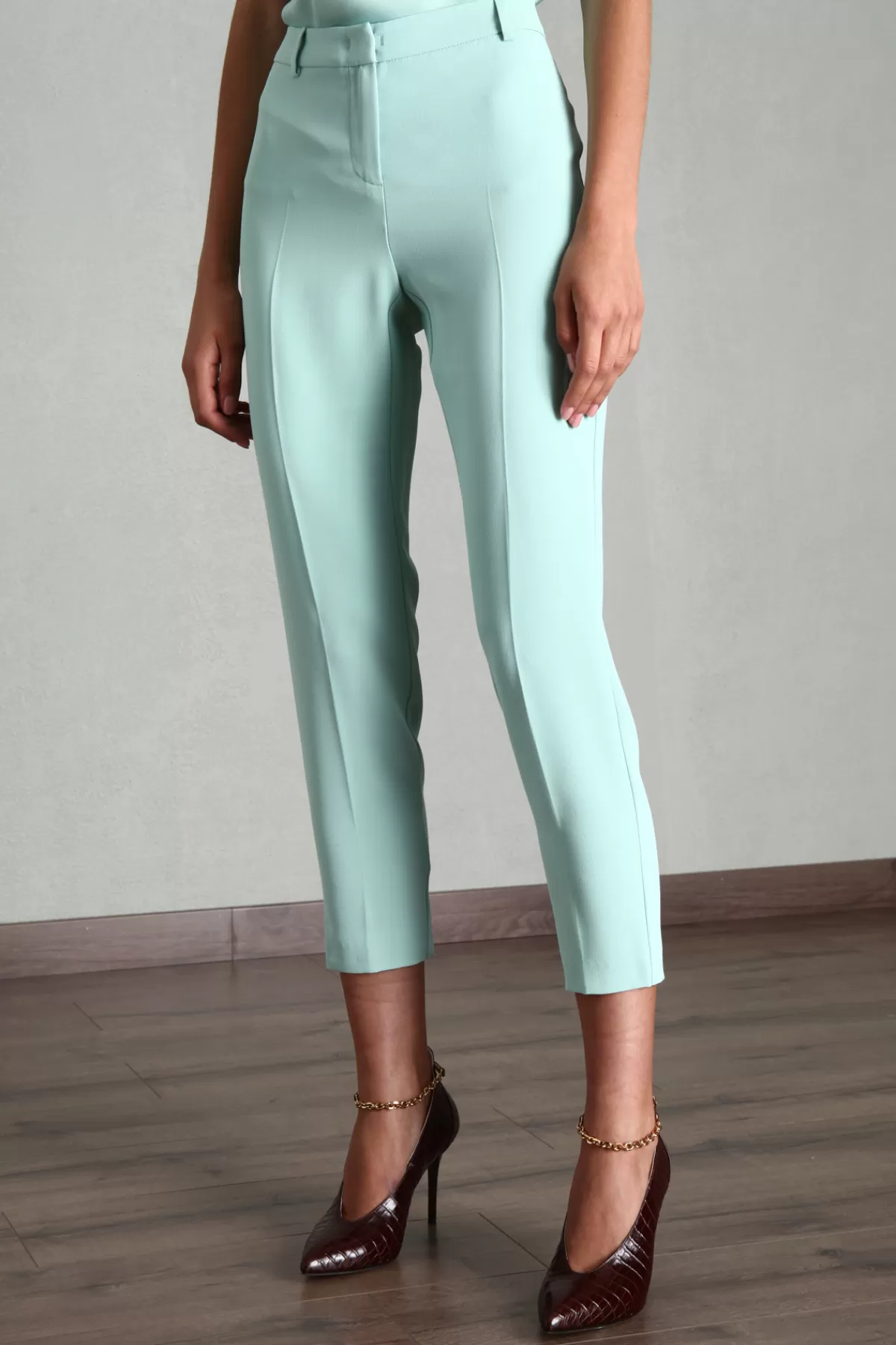 Fashion Market Pantaloni in enverse satin