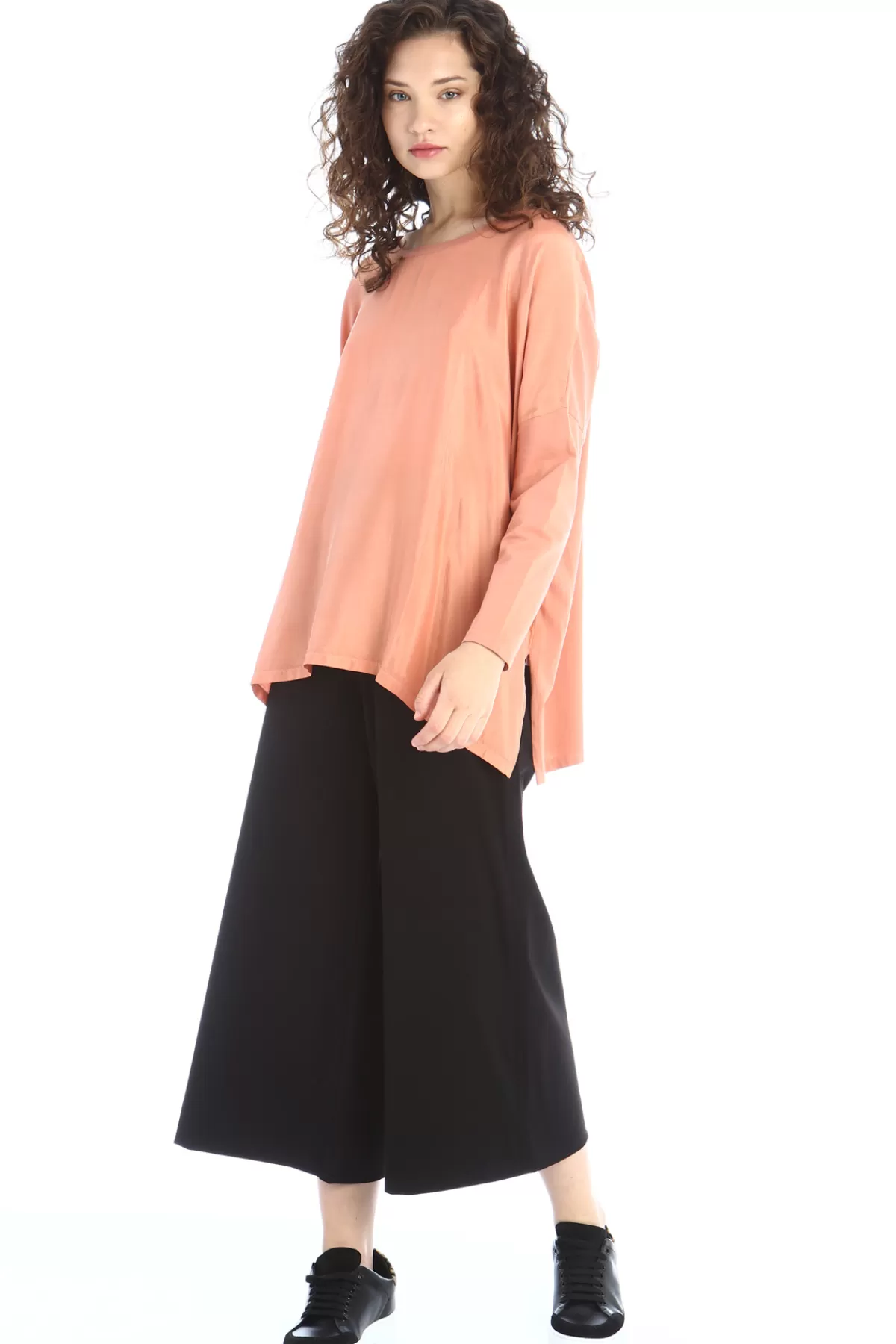 Fashion Market Top in jersey e twill