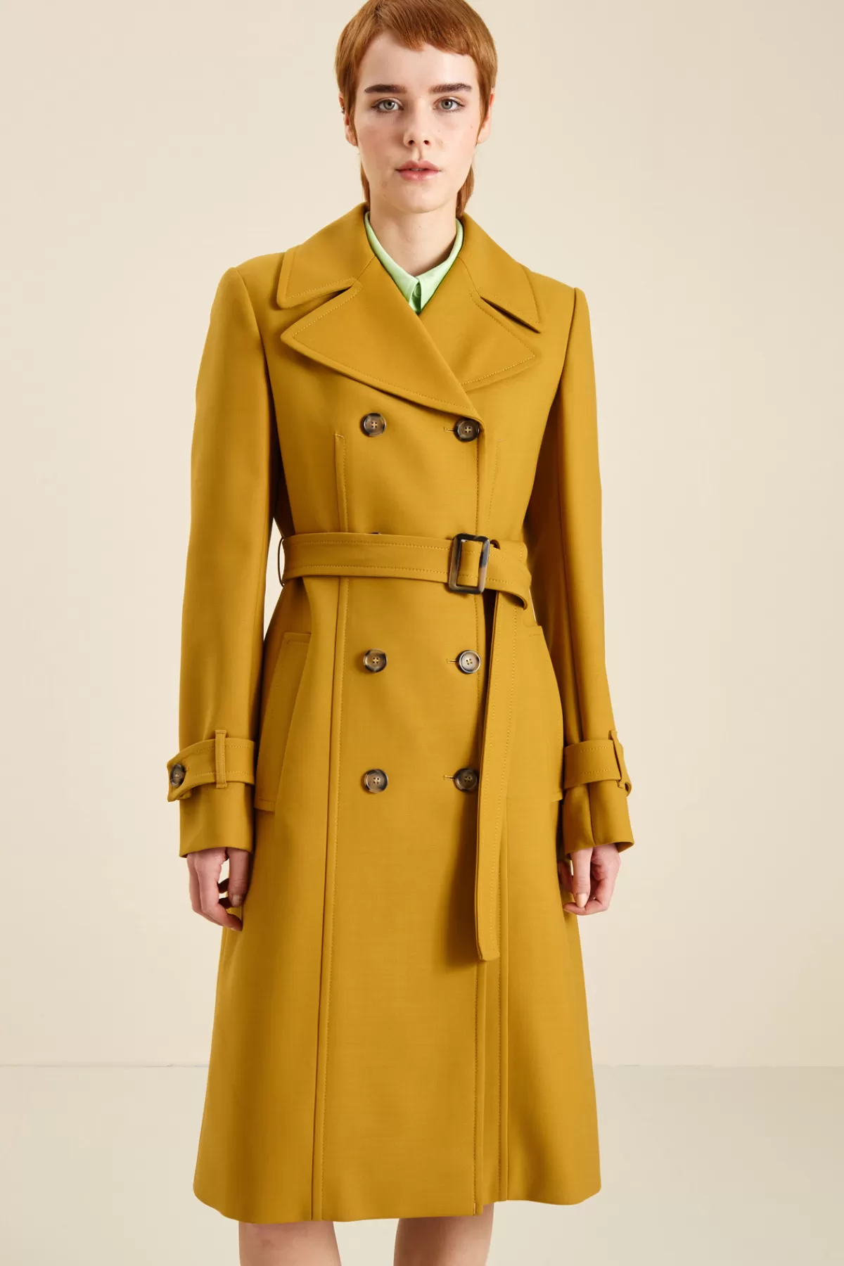 Fashion Market Trench in lana